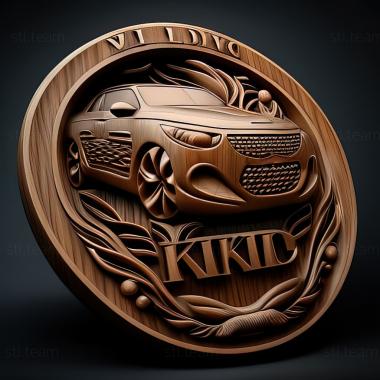 3D model Kia Pride (STL)